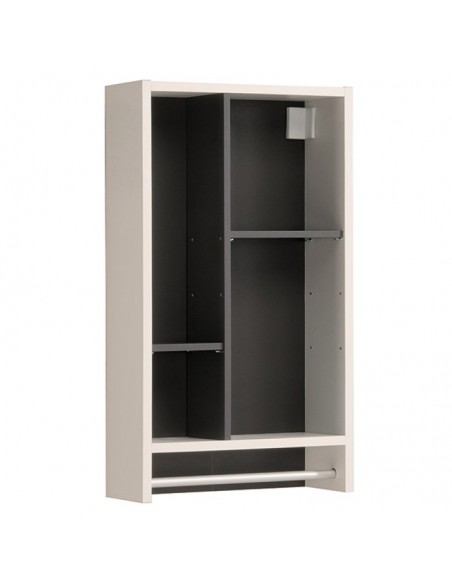 niche murale versus 40x71x13 gris blanc