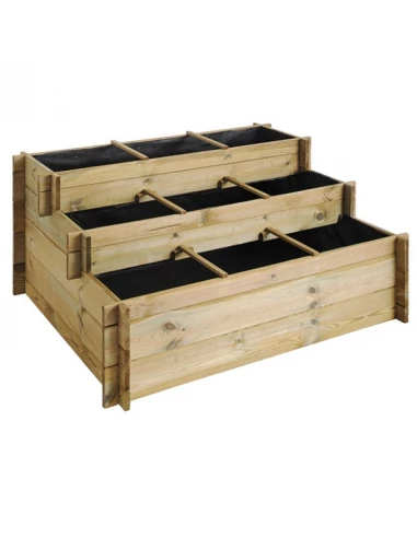 Carré potager UP 3 étages 120 x 100 x 54 cm - BURGER