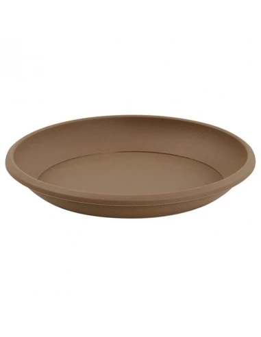 Soucoupe marina taupe diam 26cm pour pot de fleur diamêtre 30cm - EDA