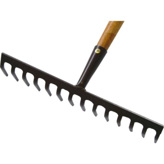 Rateau 14 dents courbes acier hle 1 50m atis-green