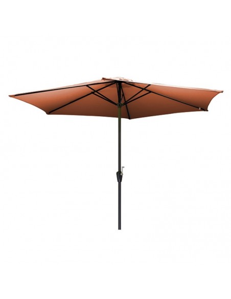 Parasol Inclinable 300cm Paprika Protection Solaire Inclinable - FORZA