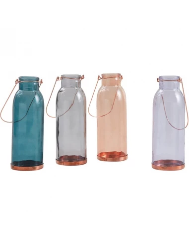 photophore en verre teinte