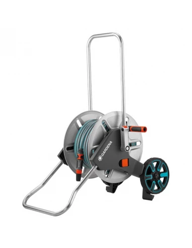 Chariot Métallique Avec Tuyau Ø15mm 25m Gardena