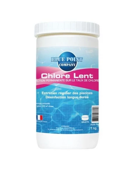 Chlore lent 1kg galets de 250g