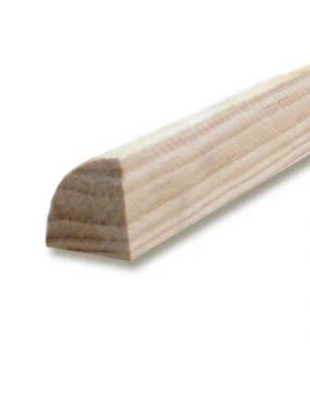 1/4 rond pin 2400x18x18 mm - SUPBOIS