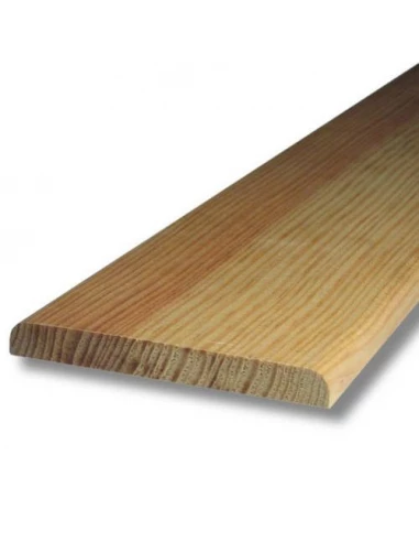 Chant plat pin 2 arrondis 2400x30x6 mm - SUPBOIS
