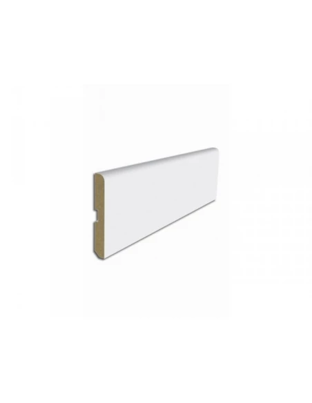 Plinthe mdf revêtue papier blanc 8x70 2 20m - sup bois