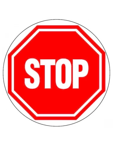 Disque de signalisation d300 stop d71