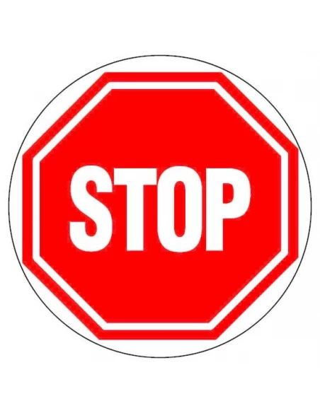 Disque de signalisation d300 stop d71