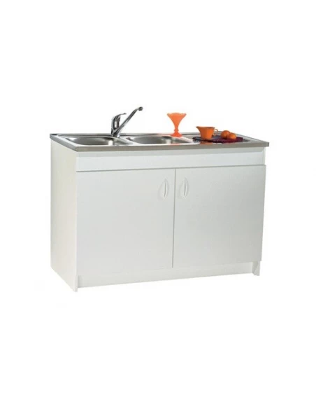 Sous evier decliq s13n22100 100 x 60 2 portes