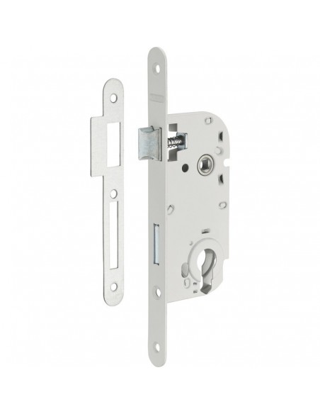 coffre a larder: Boitier serrure encastrer axe 40 mm Cylindre Reversible