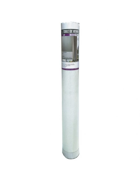 Toile de verre gaufrée 100 g 1m x 25 m