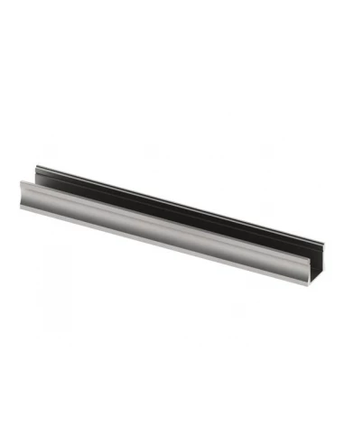 slimline 15 mm - profilé en aluminium pour ruban led - aluminium anodisé - argent - 2 m