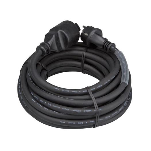 Rallonge en caoutchouc avec gaine rétractile - 3g2 5 - 15 m - terre française