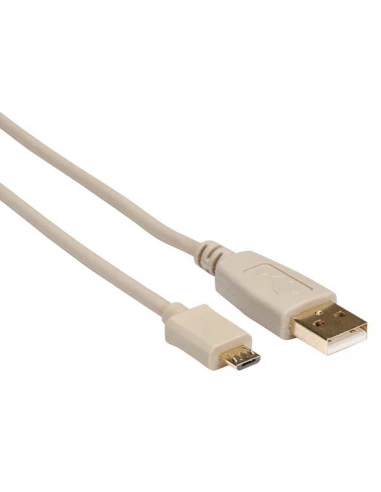 Fiche usb 2 0 a vers fiche micro usb / cuivre / de base / 0 75 m / doré / m-m