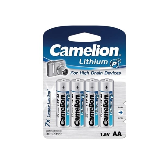 Lithium aa/lr6 1 5v-2900mah (4pcs/bl)