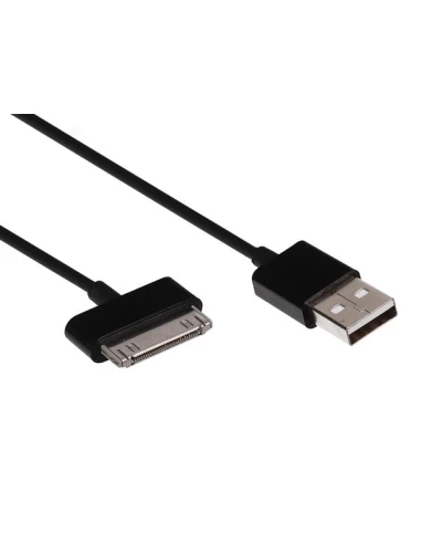 Câble usb 2 0 a mâle vers apple® 30 broches mâle - noir - 1 m