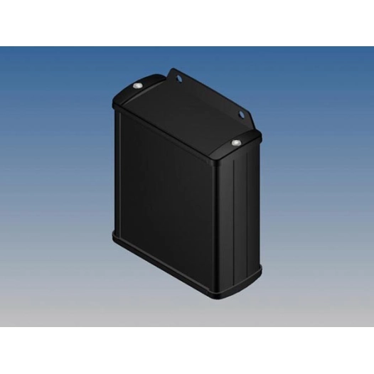 Boîtier en aluminium - noir - 100 x 85 8 x 36 9 mm - avec bride