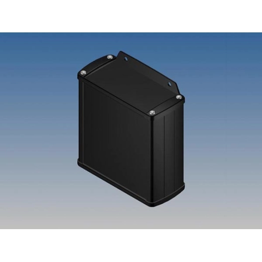 Boîtier en aluminium - noir - 110 x 105 9 x 45 8 mm - avec bride