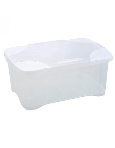 Coffre clip'box 30l couv av charnieres naturel ref 10818 na sx10