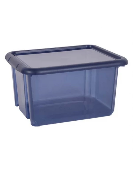 Boite funnybox 30l av couv bleu profond acidule ref 3777ba pf sx10