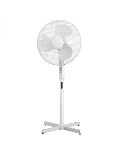 ventilateur sur pied blanc 40cm - 3 vitesses