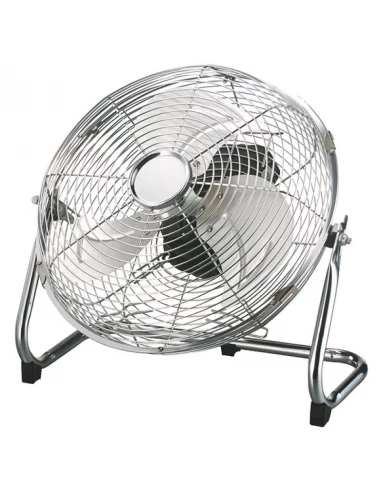brasseur d'air chrome 30cm - 3 vitesses 50w