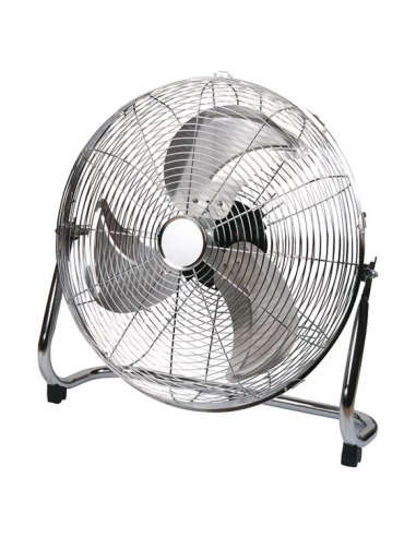 brasseur d'air chrome 45cm - 3 vitesses 110w