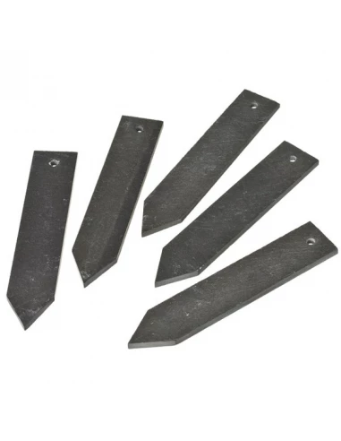 etiquette ardoise naturelle - h15 x 3 cm - 5 x