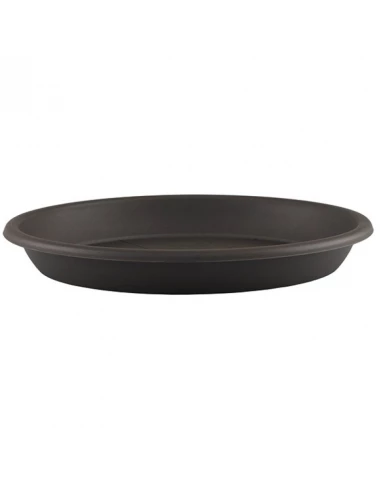 soucoupe ronde 22cm anthracite