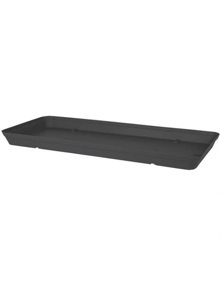 Soucoupe rectangulaire XL capri 60cm gris anthracite - Artevasi