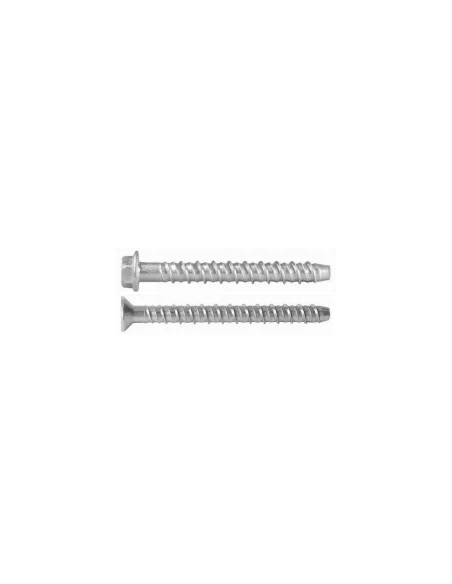 Vis a beton 'r-lx' réf r-lx-06x050-hf-zpdésignation boîte de 100 vis ø 6 x 50 mmø perçage 6 mmep maxi à fixer 10 mm