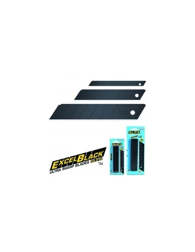 LOP Lame Olfa noires Cutter 18mm Conditionnement Étui 10 lames