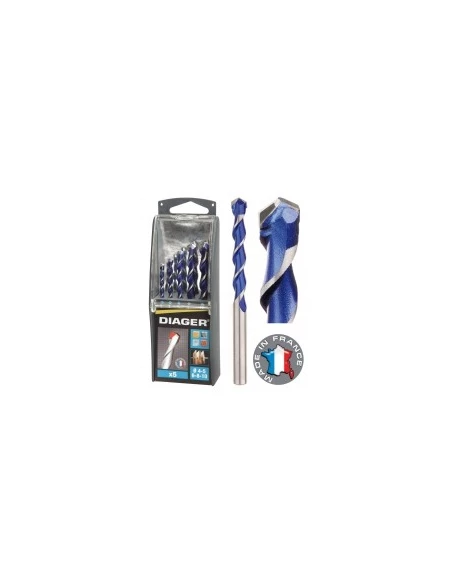 Forets multi-materiaux réf 215d08désignation 1 foretdiamètre 8 mmlongueur 80 / 120 mm