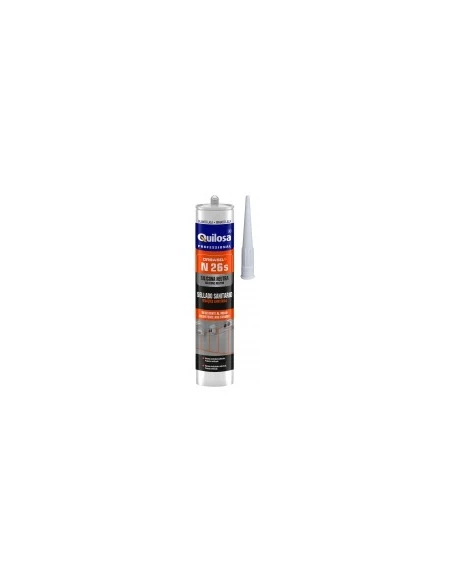 mastic silicone sanitaire neutre alimentaire désignation cartouche de 300 mlcouleur translucide