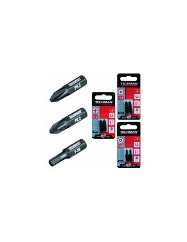 carte de 2 embouts identiques désignation carte 2 embouts de vissagetype tt25longueur 25 mm