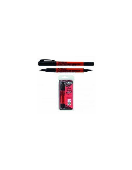 Marqueur permanent electriciens 2 en 1 réf 035964désignation 1 marqueur 2 en 1couleur noir