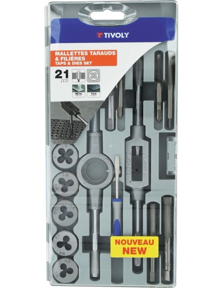 coffret taraudage 21 pcs