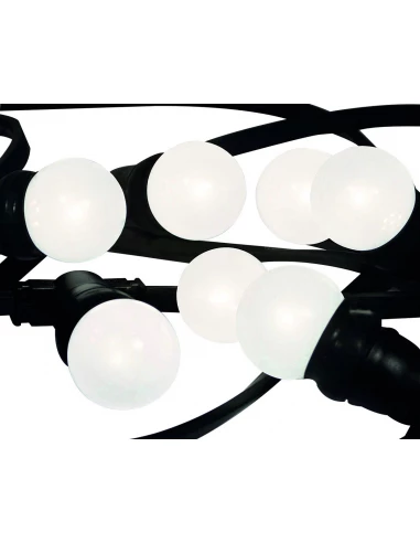 Guirandel led 10 mêtres + 10 ampoules blanches spherique - TIBELEC