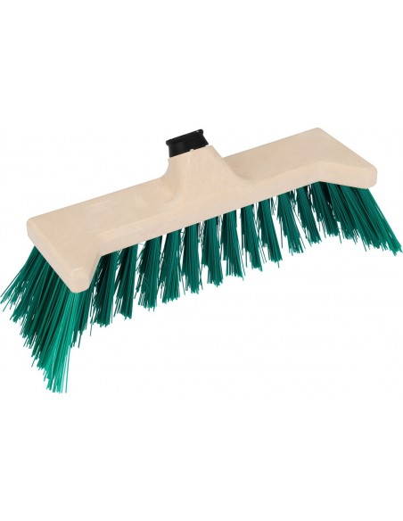 Balai Cantonnier Vert M Balai robuste pour extérieur - Brosserie Marchand