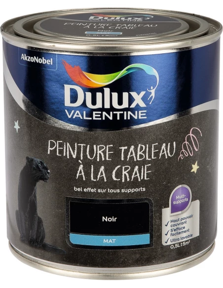 Peinture tableau noir 0.5 litre - DULUX VALENTINE