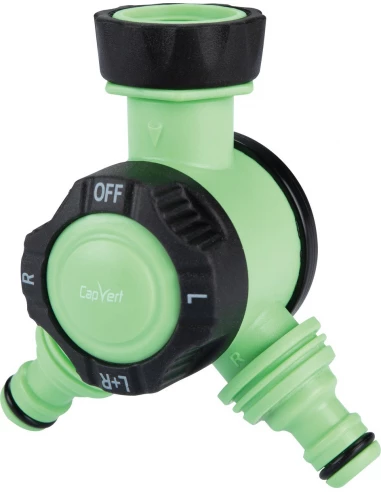 Sélecteur 2 voies bimatière pour l'arrosage - CAPVERT