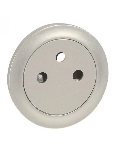 Enjoliveur Céliane - prise 2P+T Surface - titane (068411)