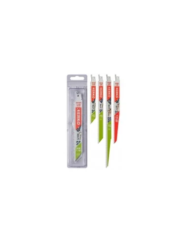 lames de scie sabre bi-metal multi-usages désignation 5 lamesdenture 10 tpi (2,5 mm)dimensions 228 x 22 x 1,6 mm