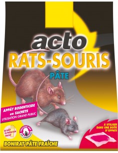 Rat - souris p,te 15 sachets de 10 g     