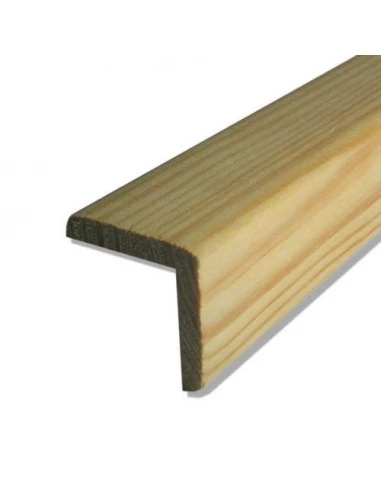 Baguette d'angle pin 2400x38x38 mm - SUPBOIS