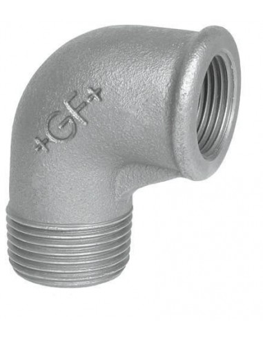 Coude 90° fonte galva MF - Fig 92 - 50x60 - Sferaco