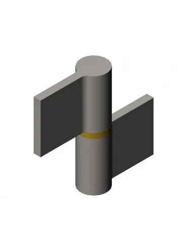 paumelle grille a souder 90