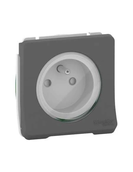 Prise De Courant 2p+t Ip55 Ik08 Connexion Auto - Composable - Blanc - Mureva Styl