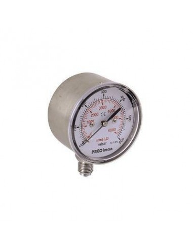 vacuometre glycerine d63 -1/0b